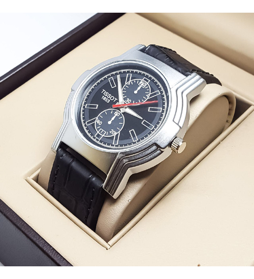 Dial Color: White, Case Shape: Round, Dial Glass material: Mineral\r\nBand Color: Brown, Band Material: Leather\r\nWatch Movement Type: Quartz, Watch Display Type: Analog\r\nCase Diameter: 38 millimeters\r\nWater Resistance Depth: 30 meters, Buckle Clasp